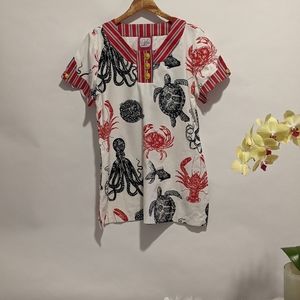 B the collection/ Sea Soiree Tunic